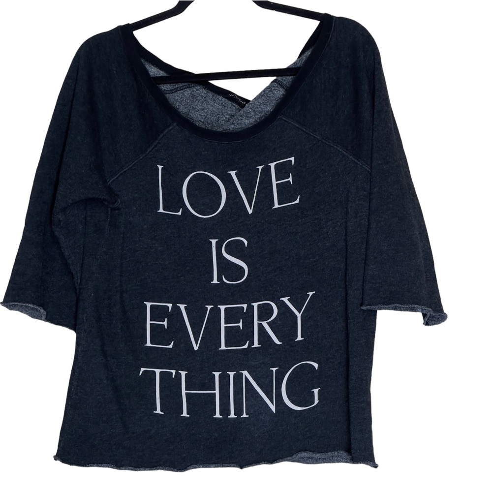 Wildfox Love Is Everything Size Medium Sweatshirt